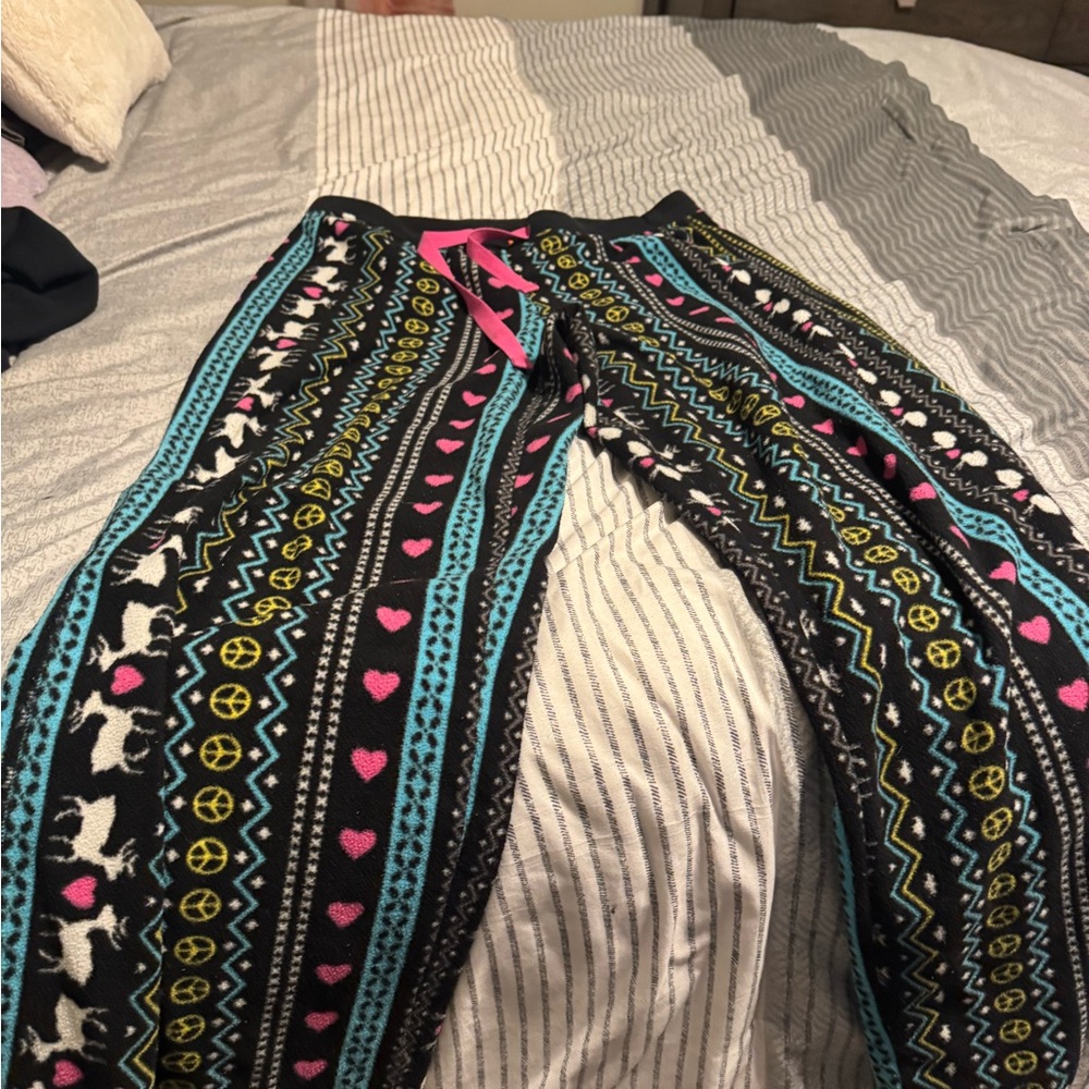 Colorful Patterned pj Bottoms - Picture 3 of 3